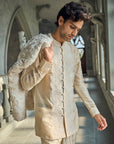 Ivory Nude Jacket Set