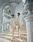 Nude Cut Work Bundi Set