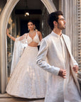 Ivory Floral Lehenga Set - Ready to Ship