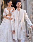 Ivory Floral Lehenga Set - Ready to Ship