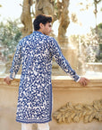 Blue Thread Work Kurta Set - Ready to Ship