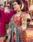 Orange Madhaniya Lehenga
