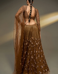 Copper Gold Lehenga Set