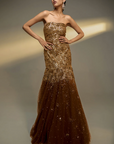 Copper Gold Gown
