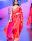 Surkh Laal Hand Embroidered Saree - Ready to Ship