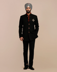 Midnight Black Bandhgala