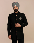 Midnight Black Bandhgala