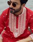 Lotus Booti Kurta Set - Ready to Ship