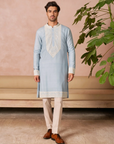 Aqua Blue Kurta Set - Ready to Ship