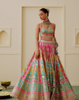 Zamaana Lehenga Set - Multi