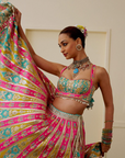 Zamaana Lehenga Set - Multi