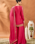 Pink Trikone Sharara Set - Ready to Ship