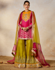 The Meetha Paan Sharara Set - Ready to Ship