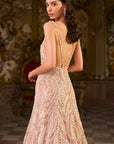 Rose Gold Pearl Gown