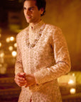 Pink Zardosi Sherwani Set