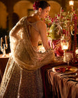 Ruby & Emerald Pearl Lehenga Set