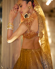 Gold Paisely Lehenga Set