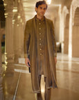 Antique Gold Sherwani Set