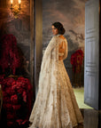 Ivory Sequin Lehenga Set