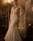 Champagne Fit & Flare Skirt Set