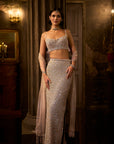 Silver Gold Crystal Skirt Set