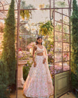 Light Pink Sequin Lehenga Set