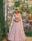 Light Pink Sequin Lehenga Set