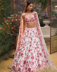 Ruby Floral Lehenga Set