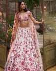 Ruby Floral Lehenga Set