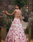 Ruby Floral Lehenga Set