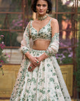 Emerald Floral Lehenga Set