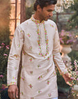 Multi-coloured floral Bundhi Set