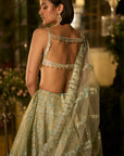 Turqouise Blue Lehenga Set