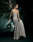 Powder Blue Pearl Gown - Ready to Ship