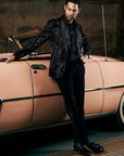 Black Velvet Tuxedo set