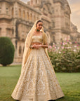 Ivory Gold Lehenga Set