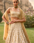 Ivory Gold Lehenga Set