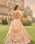 Rose Gold Lehenga Set