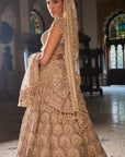 Champagne Pearl Lehenga Set