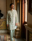 Sage Green Sherwani Set