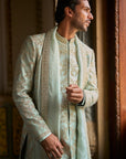 Sage Green Sherwani Set