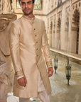Light Beige Sherwani Set