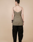 Soft Beige Short Tunic Set