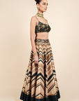 Soft Beige Skirt Set