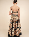 Soft Beige Skirt Set