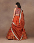 Tangerine - Red Skirt Set | Muraqqa - Ready to Ship