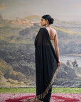 Shyama Mirror Pre-Draped Saree Set