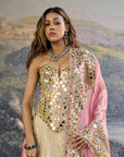 Sunehri Roshan Mirror Lehenga Set