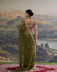 Zoya Jewel Organza Saree Set