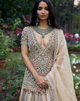 Noor-E-Zar Jadau Lehenga Set